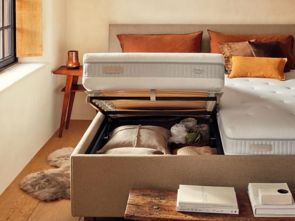 Lit coffre Beka<sup>®</sup> avec un matelas moelleux